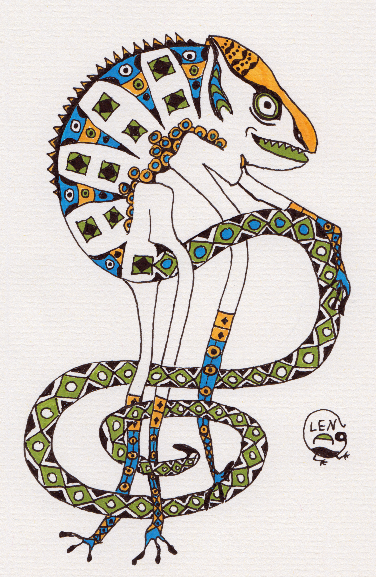 Celtic with a Twist – Knotted Gecko